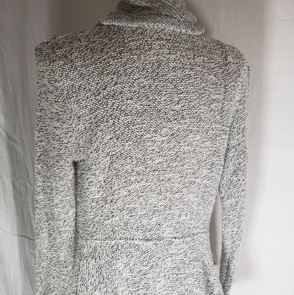 BNCI BY BLANC NOIR GRAY BLEND WATERFALL CARDIGAN SZ M - Picture 5 of 9